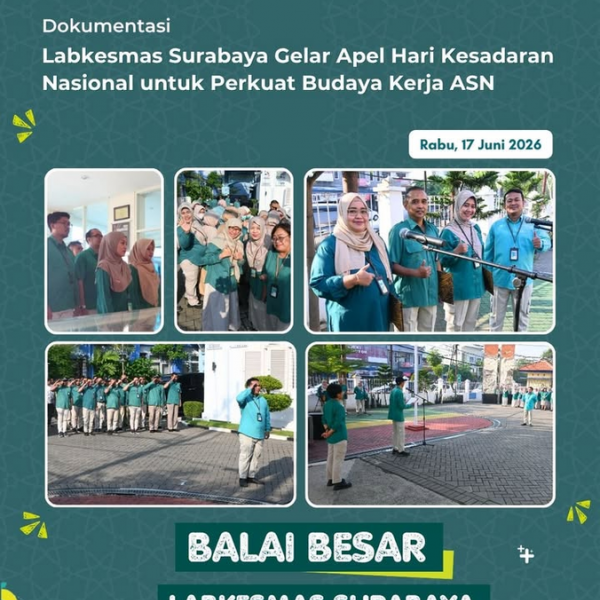 Labkesmas Surabaya Gelar Apel Hari Kesadaran Nasional untuk Perkuat Budaya Kerja ASN